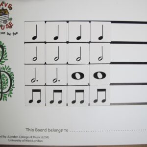 Level 4 standard notation magnets classroom size special offer 1 month only