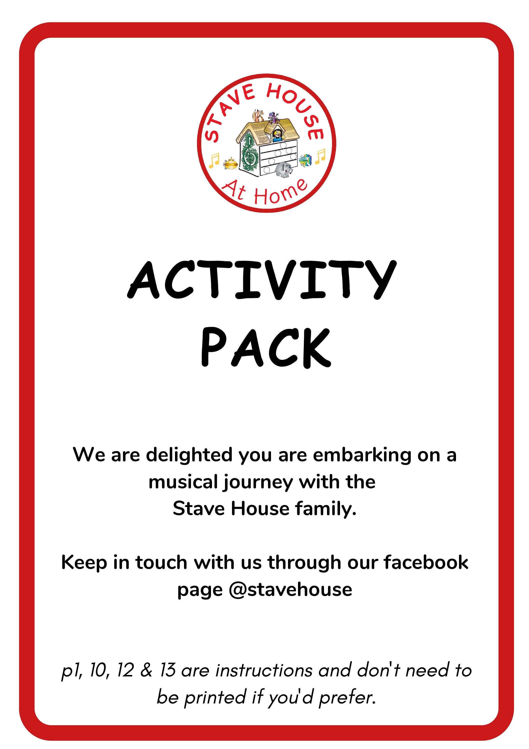 Stave House  Activity Pack