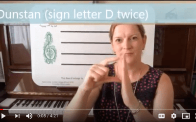Sign with Stave House